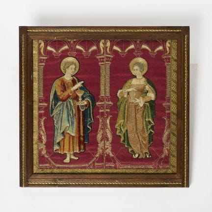Fragment d'orfroi (chasuble) XVIe siècle
Saint Jea