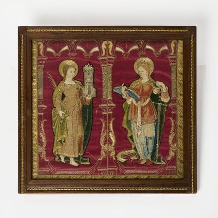 Fragment d'orfroi (chasuble) XVIe siècle
Saint Pie