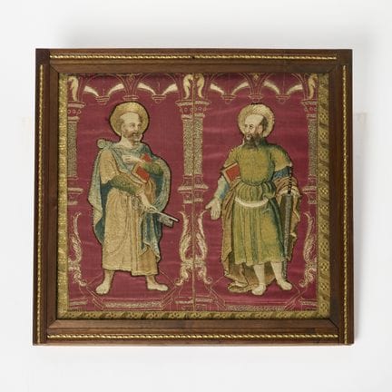 Fragment d'orfroi (chasuble) XVIe siècle
Sainte Ba