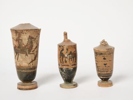 Grèce Classique - ca Ve av JC
3 Lécythes en terre 
