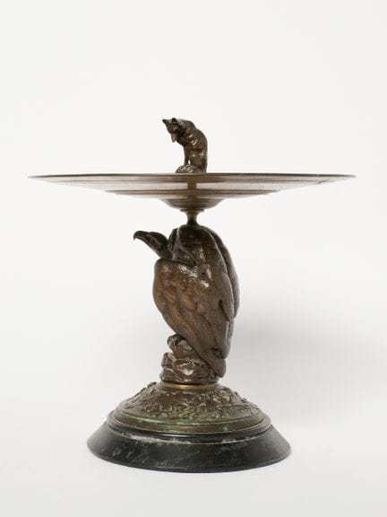 Jules MOIGNIEZ (1835-1894)
Tazza ornemental au déc
