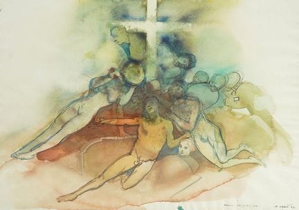 Rudolf Labaš (1941-2025), La Descente de croix, 19