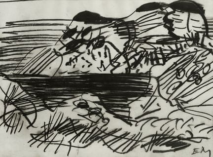 Edo Murtić (1921-2005), Esquisse d'une île, années