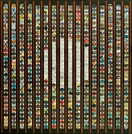 Miroslav Šutej (1936-2005), Japon, collage sur pap