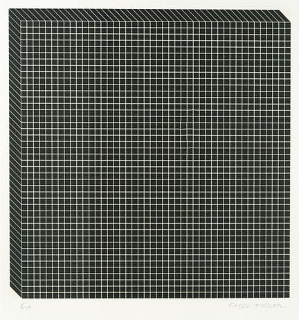 Eugen Feller (1942-), « Network », sérigraphie sur