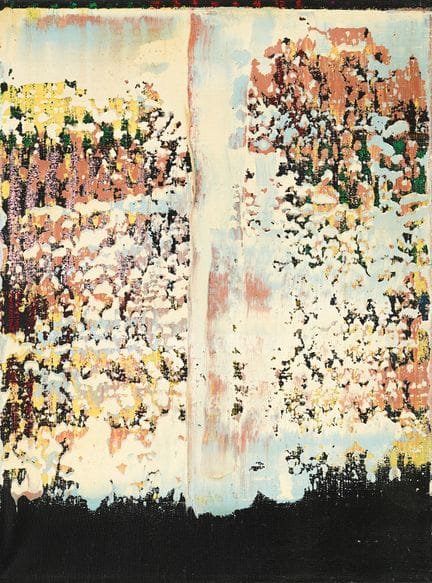 Igor Rončević (1951-), Jardin sous la neige, 1986,