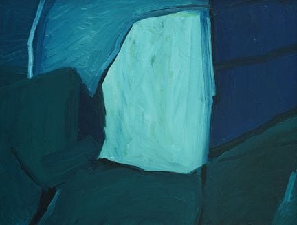 Đuro Seder (1927-2022), « Composition bleue », mil
