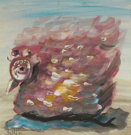 Ivica Propadalo (1950-), « Oiseau », 2009, tempera