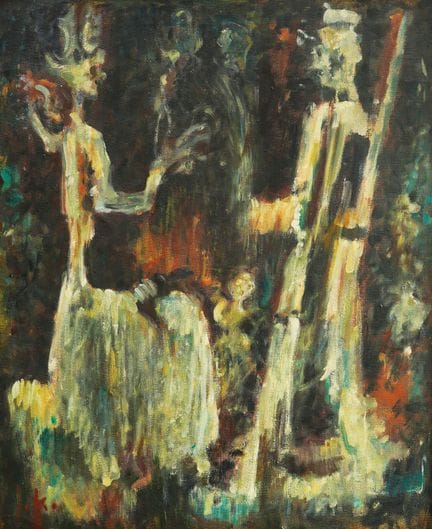 Joko Knežević (1907-1988), Mémoire II, 1967, huile