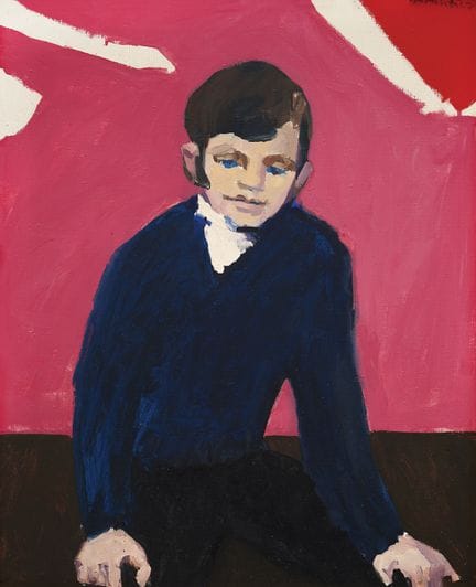 Edo Murtić (1921-2005), Portrait d'un garçon, 1973