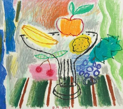 Bane Milenković (1963-), Nature morte avec une tab