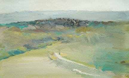 Josip Vaništa (1924-2018), Paysage continental, hu