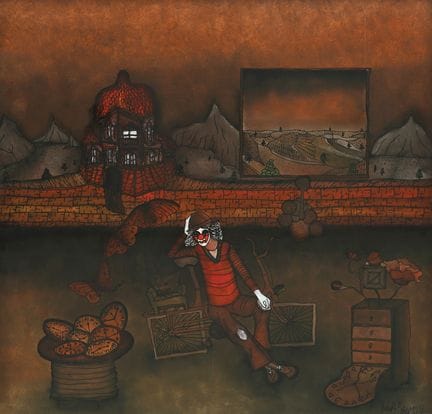 Rudolf Pater (1951-), « Clown en solitaire », 1978