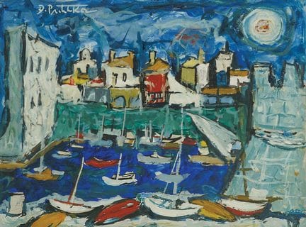 Đuro Pulitika (1922-2006), Le port de Dubrovnik, 1