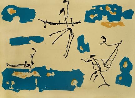 Albert Kinert (1919-1987), Matin
, 1958, linogravu