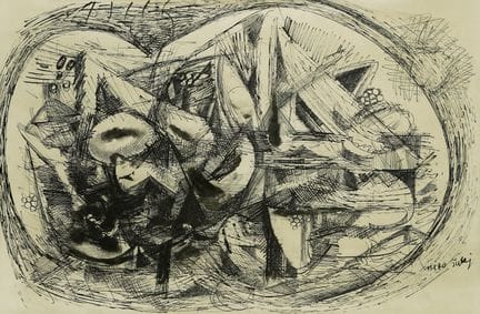 Miroslav Šutej (1936-2005), « Abstraction dans une