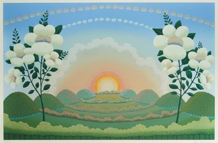 Ivan Rabuzin (1921-2008), « Coucher de soleil », s