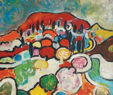 Đuro Pulitika (1922-2006), Paysage de Dubrovnik, 1