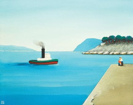 Vasko Lipovac (1931-2006), « Arrivée », 1999, huil