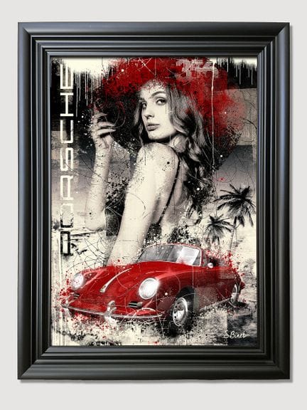Sylvain BINET / Écusson Porsche
Tableau de l’artis