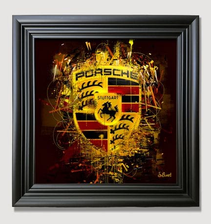 Sylvain BINET / Écusson Porsche
Tableau de l’artis