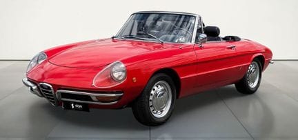 1969 – Alfa Romeo Spider 1300 Junior 

Titre de ci