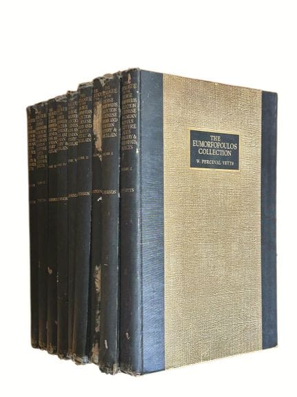 Neuf volumes de catalogues de la collection George