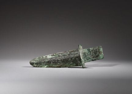 Lame de poignard archaïque en bronze, dynastie Zho