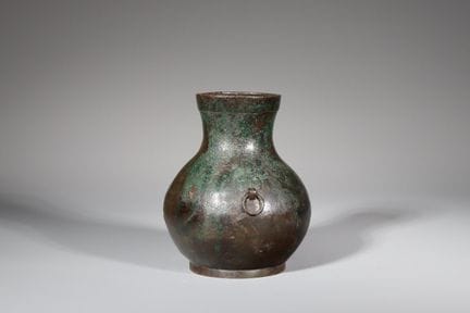 Petit vase « hu » en bronze, de la période des Roy
