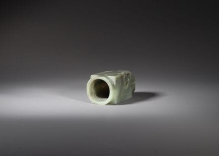 Cong archaïque en jade, période néolithique, cultu