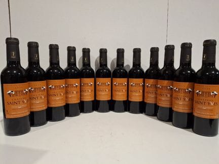 12 halbe Flaschen Château Saint Yves 2020 – Côtes 