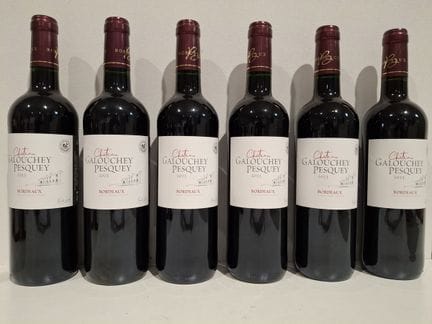6 botellas de Château Galouchey 2023 - Burdeos - V