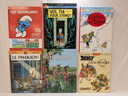 Lote de 6 cómics, entre los que se incluyen «TINTÍ