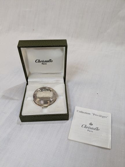 CHRISTOFLE Kollektion „Privilèges“. Tablettendose 