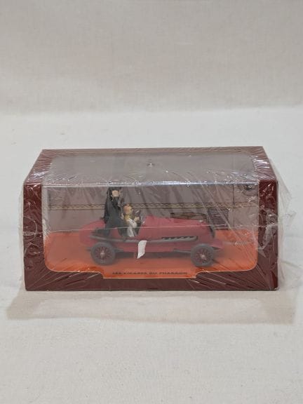 TINTIN – Miniaturfahrzeug aus Kunstharz „Der rote 