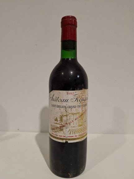 1 botella de Château Ripeau 1982 - Grand Cru Class
