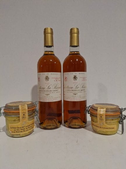 Set bestehend aus: 2 Flaschen Château La Rame Liqu