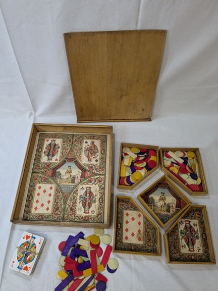 Spiel „Der gelbe Zwerg“. 31 cm. Mit Spielsteinen. 