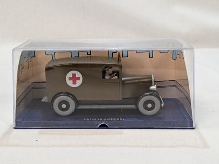 TINTIN – Miniaturfahrzeug aus Kunstharz „Tintins K