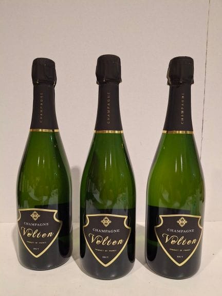 3 Bouteilles de Champagne Volten Brut