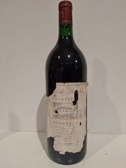 1 botella Magnum de 1989 de Château de Bardois Tra