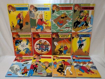 LAS AVENTURAS DE CHICK BILL. Lote de 12 álbumes. A