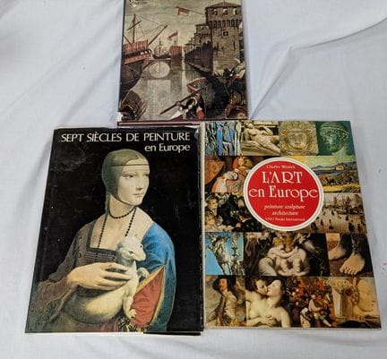 Lote de tres libros de arte, entre los que se incl