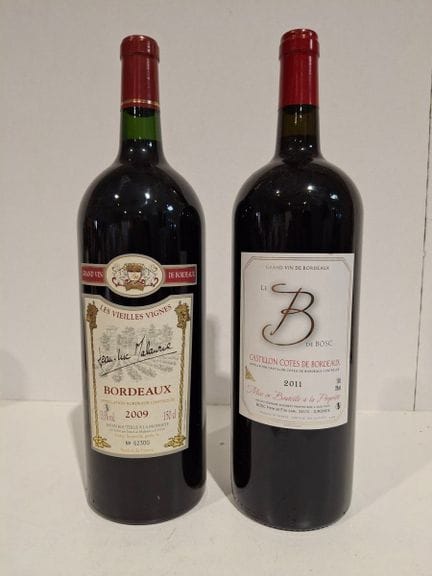 2er-Set Magnumflaschen (150 cl): 1 Côtes de Bordea