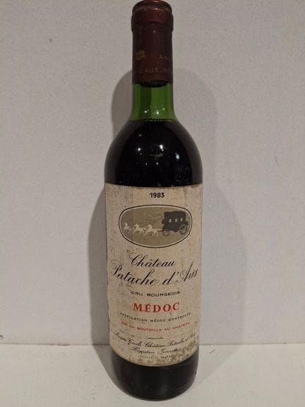 1 botella de Château Patache d'Aux 1983 - Cru Bour