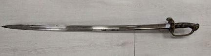 Sable de infantería, modelo de 1855. Con la inscri