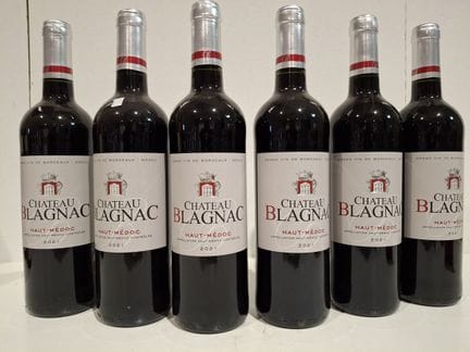 6  Flaschen Haut-Médoc – Château Blagnac 2021 – Zw