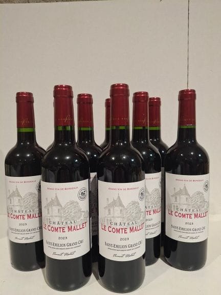 9 Flaschen Saint-Émilion Grand Cru 2023 – Château 
