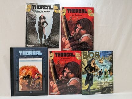 Lote de 5 álbumes: Torghal y Bob Maurane. Años 200