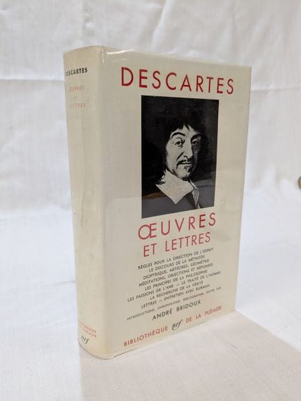 LA PLEIADE - DESCARTES, "Œuvres et lettres". 1966.